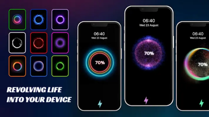 Battery Charging Animation Art android App screenshot 6